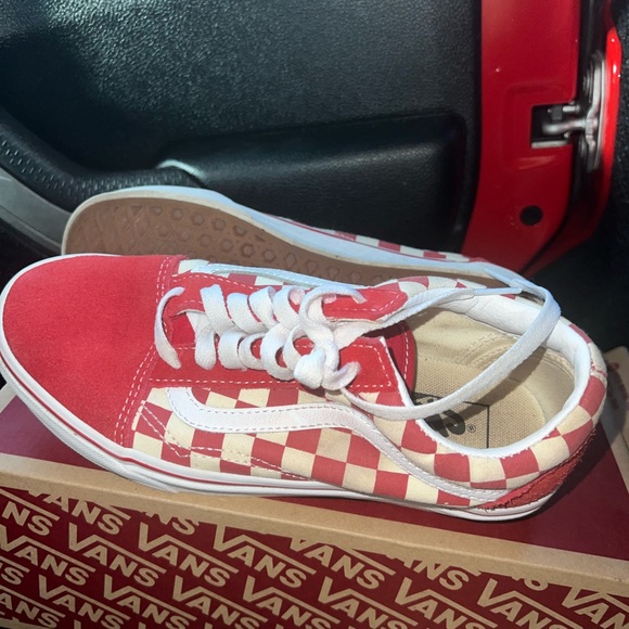 Red Checker Vans - Picture 3 of 4